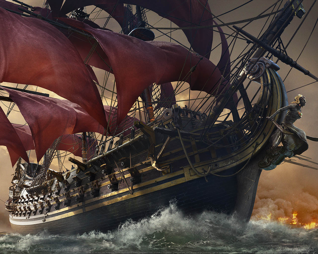 Skull & Bones Hintergrundbild 06 1280x1024