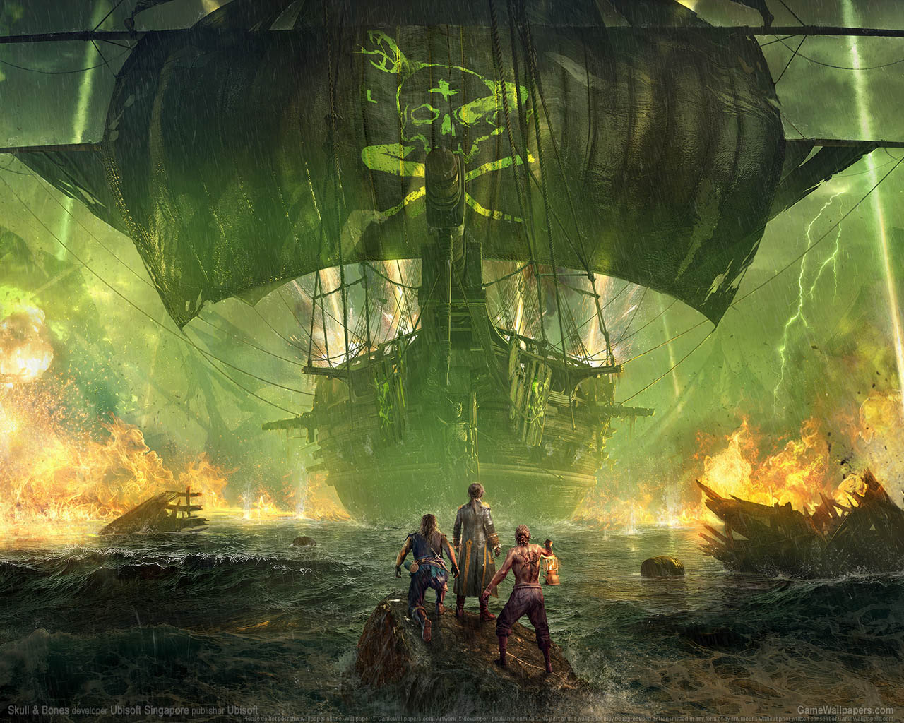 Skull & Bones wallpaper 08 1280x1024