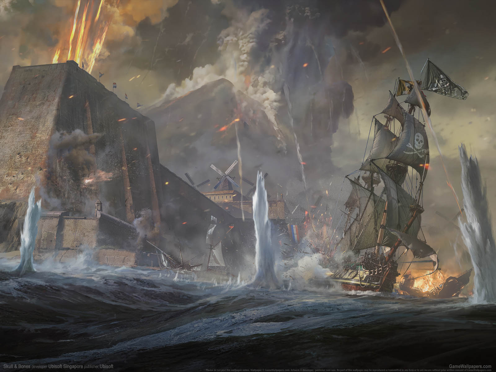 Skull & Bones wallpaper 09 1600x1200