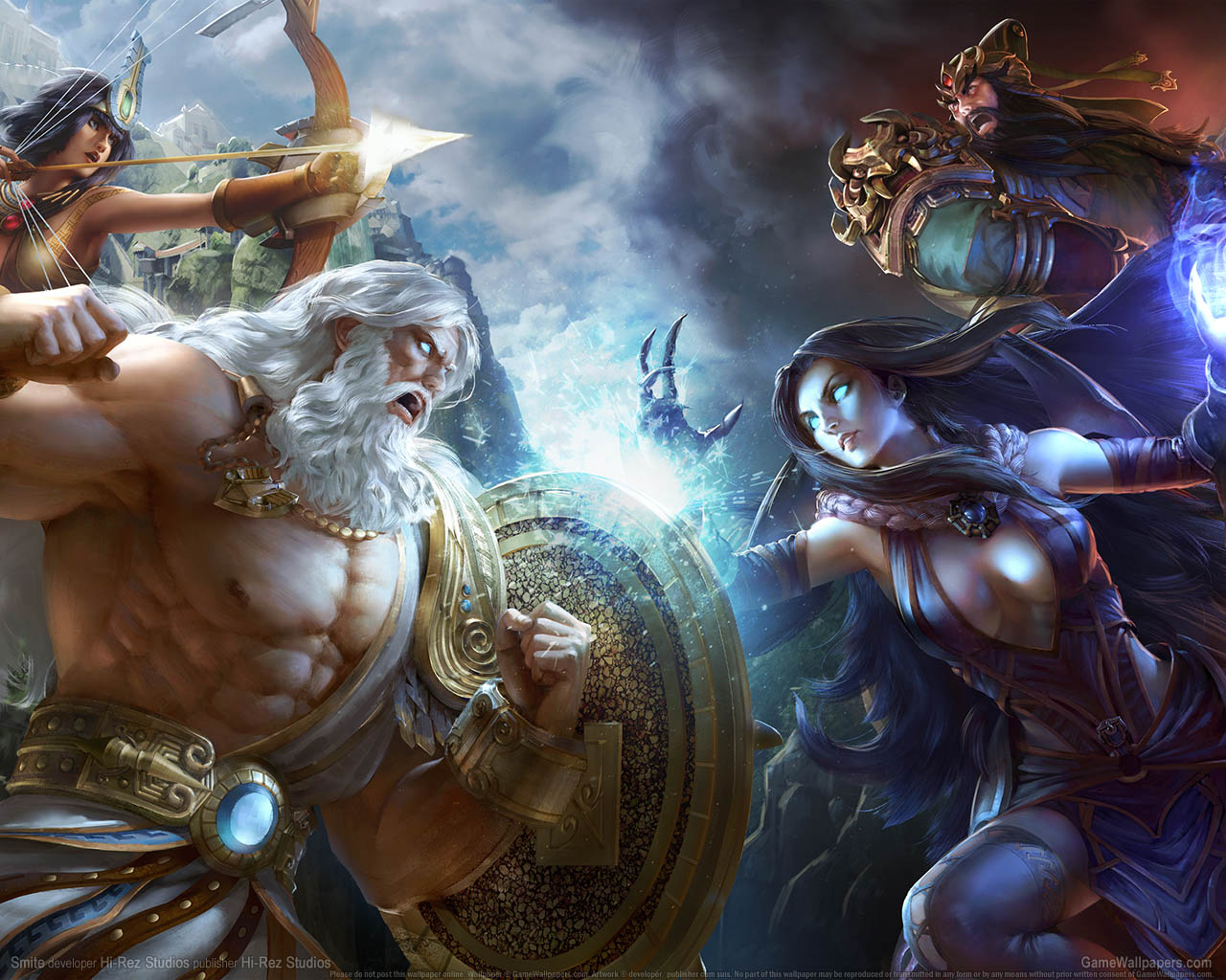 Smiteνmmer=02 wallpaper  1280x1024