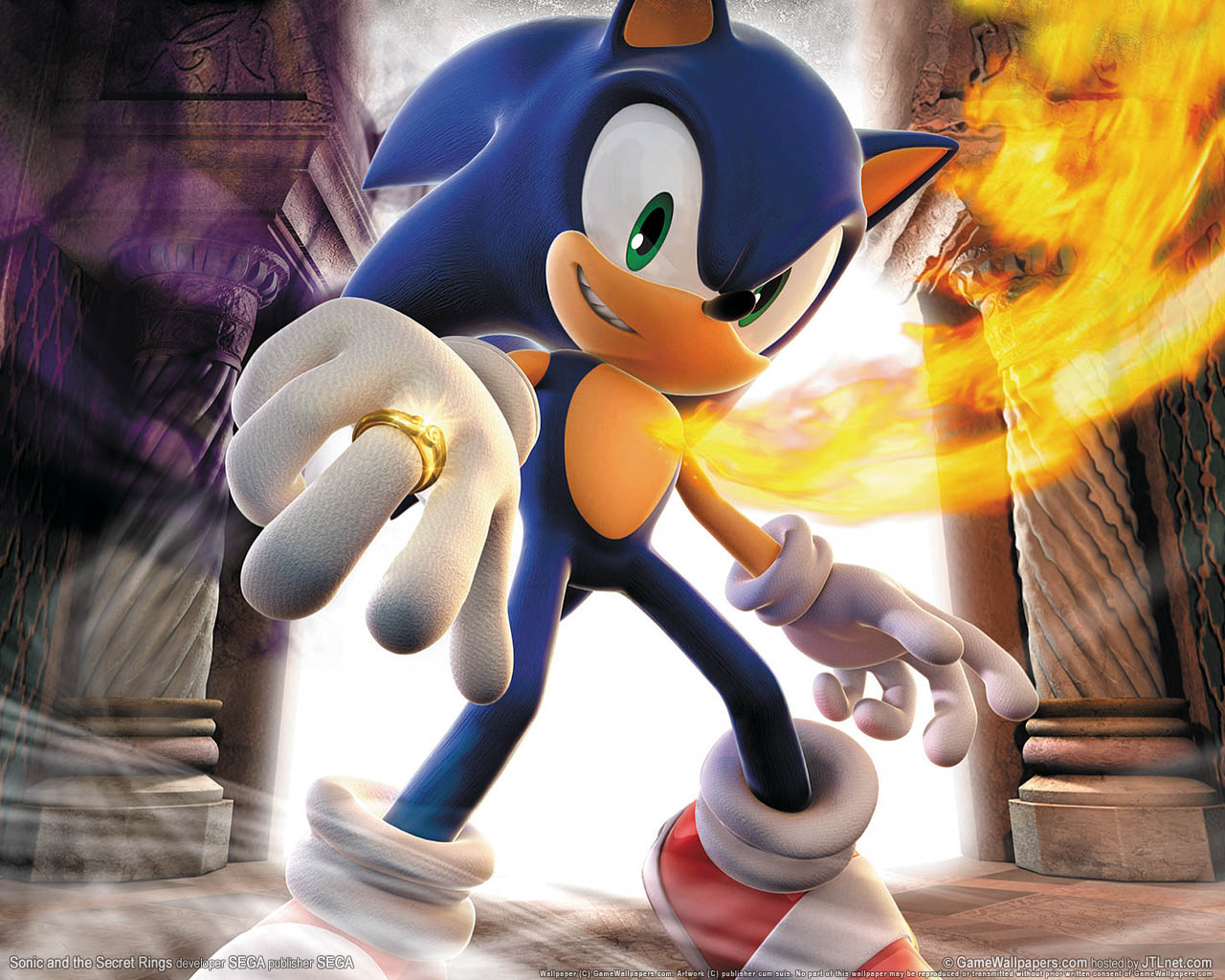 Sonic and the Secret Rings wallpaper 01 1280x1024