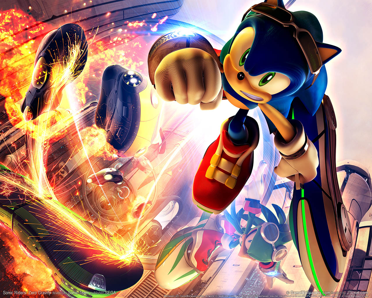 Sonic Riders: Zero Gravity achtergrond 01 1280x1024