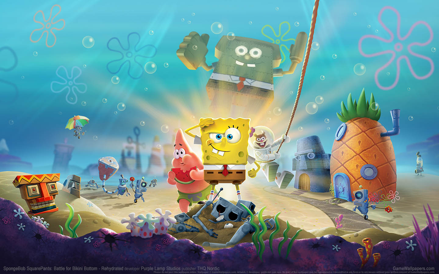 SpongeBob SquarePants: Battle for Bikini Bottom - Rehydrated Hintergrundbild 01 1440x900