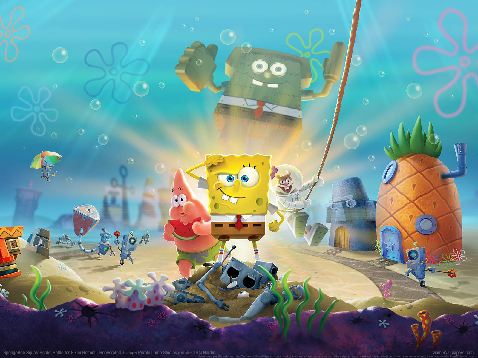 SpongeBob SquarePants%3A Battle for Bikini Bottom - Rehydrated wallpaper 01 1600x1200