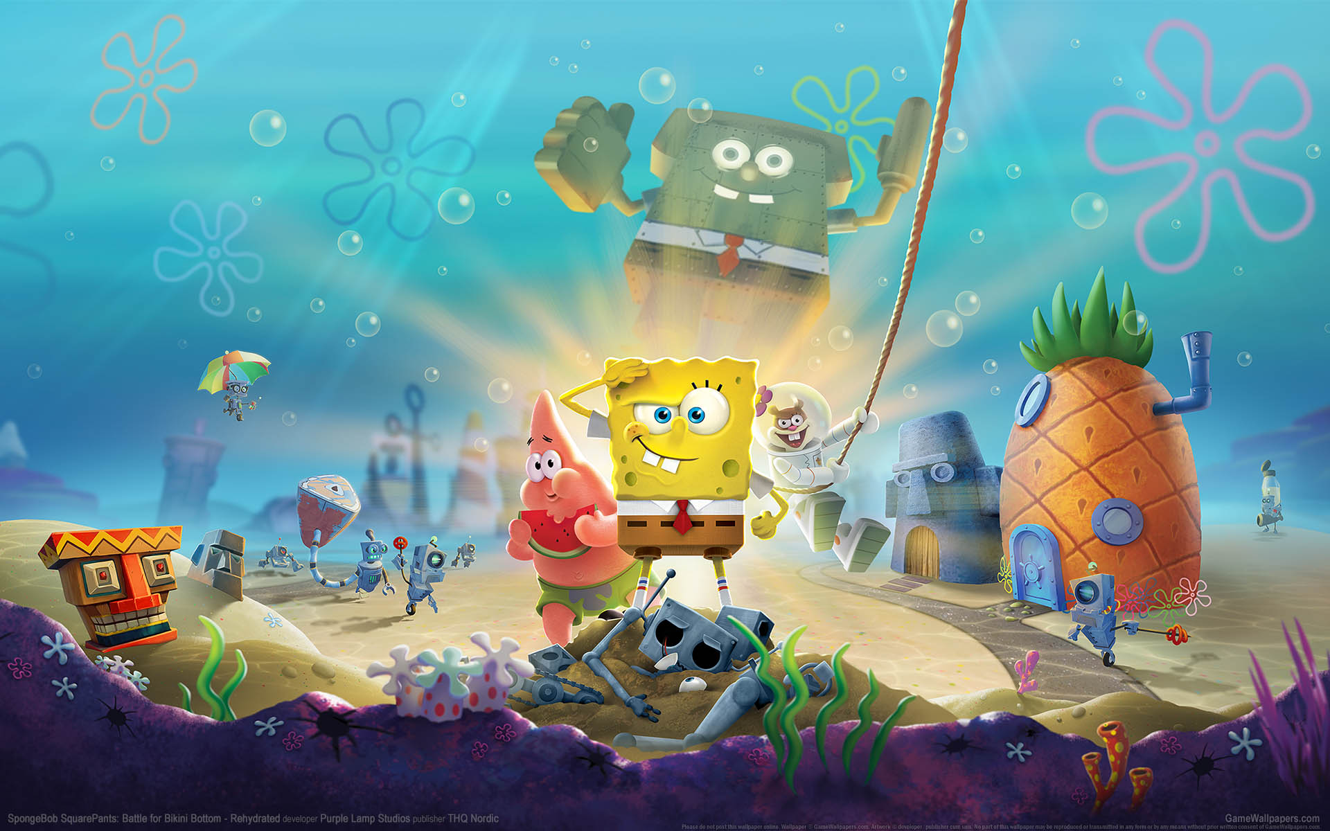 SpongeBob SquarePants: Battle for Bikini Bottom - Rehydrated fondo de escritorio 01 1920x1200