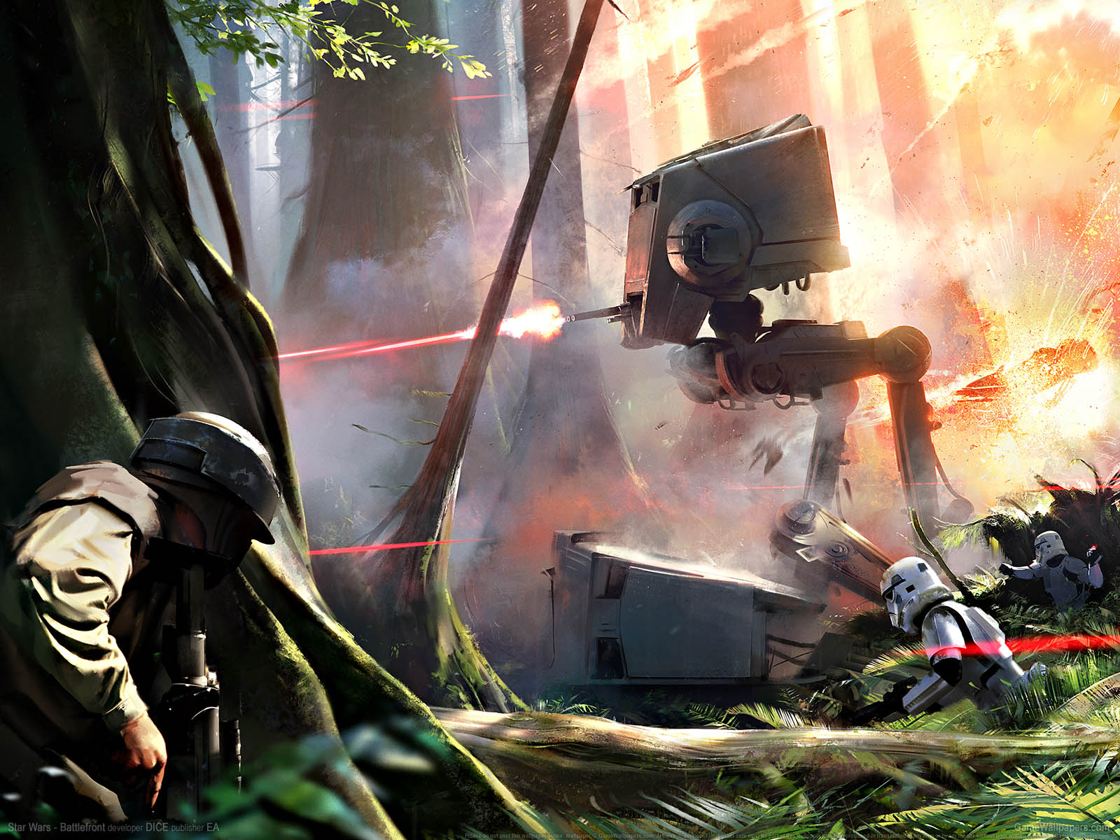 Star Wars - Battlefront achtergrond 01 1600x1200