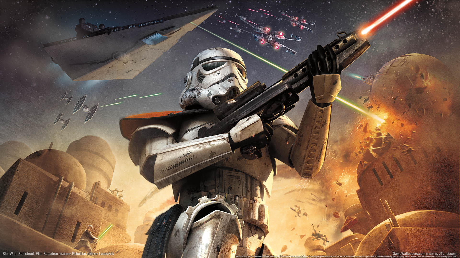 Star Wars Battlefront: Elite Squadron achtergrond 01 1920x1080