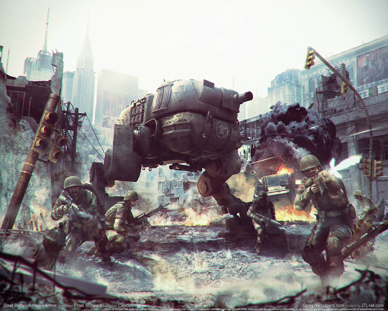 Steel Battalion Heavy Armor achtergrond 01 1280x1024