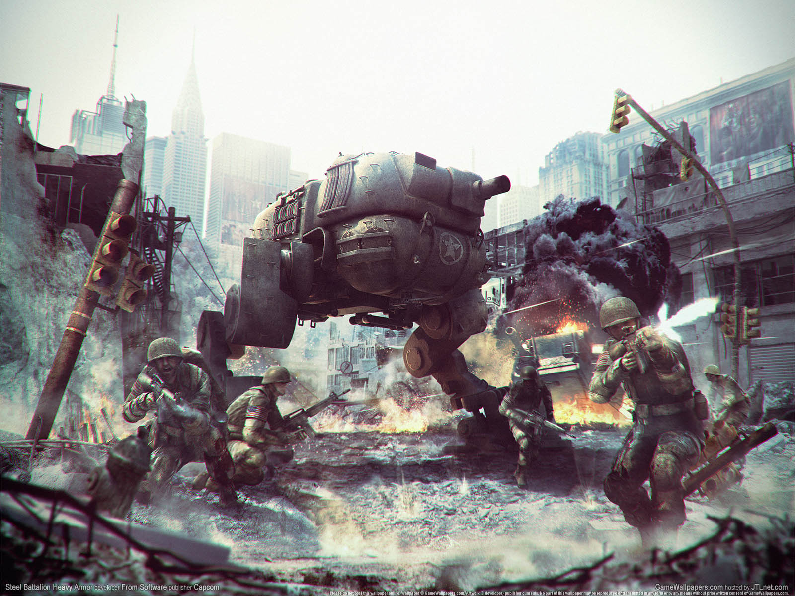 Steel Battalion Heavy Armor achtergrond 01 1600x1200
