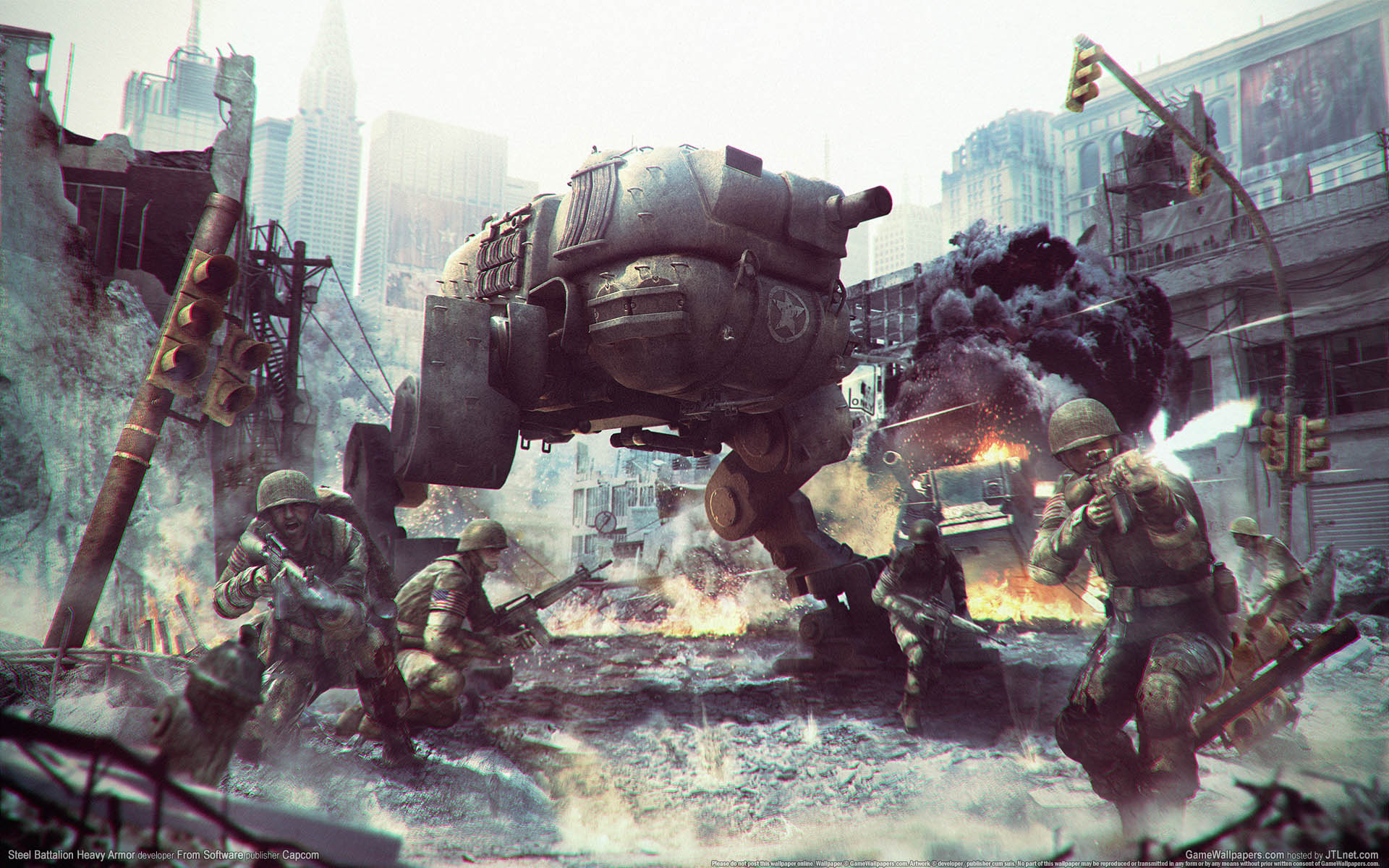 Steel Battalion Heavy Armor achtergrond 01 1920x1200