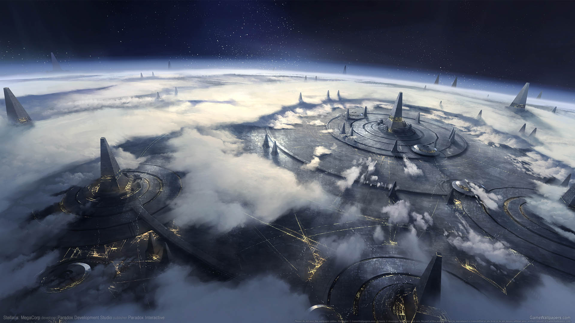 Stellaris: MegaCorp fond d'cran 01 1920x1080