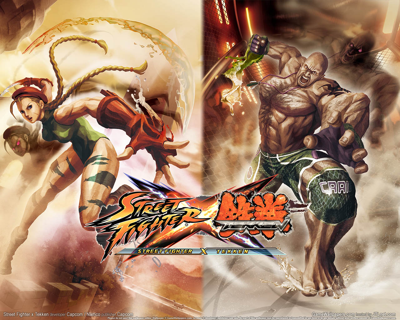 Street Fighter x Tekken wallpaper 01 1280x1024