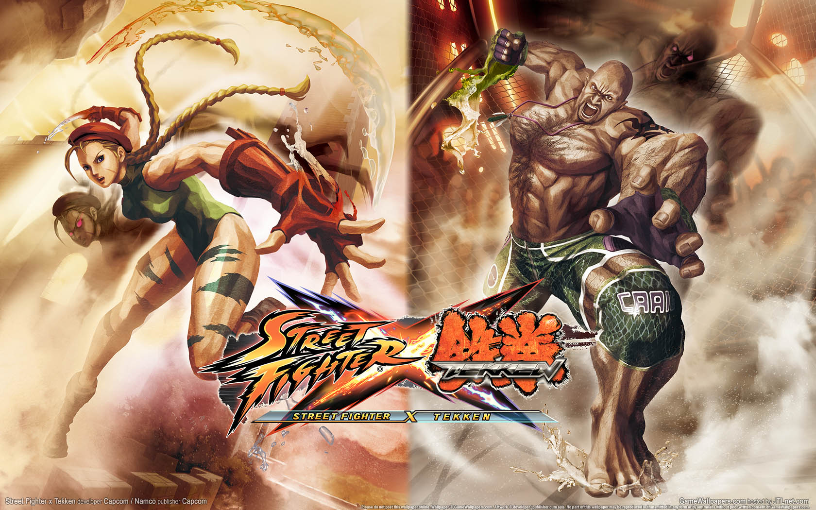 Street Fighter x Tekken wallpaper 01 1680x1050