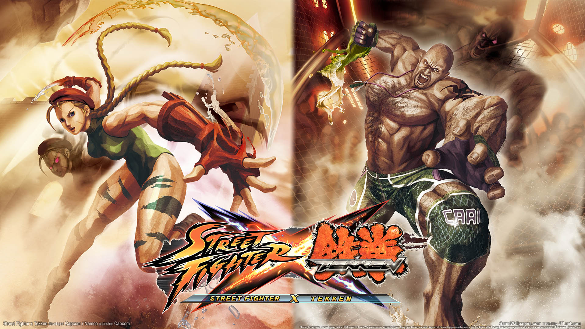 Street Fighter x Tekken achtergrond 01 1920x1080