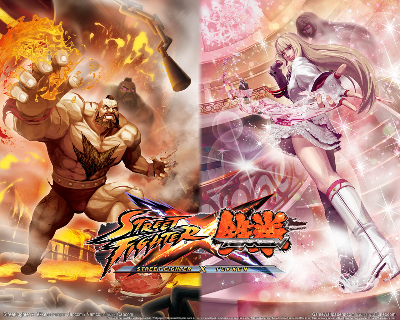 Street Fighter x Tekken wallpaper 02 1280x1024