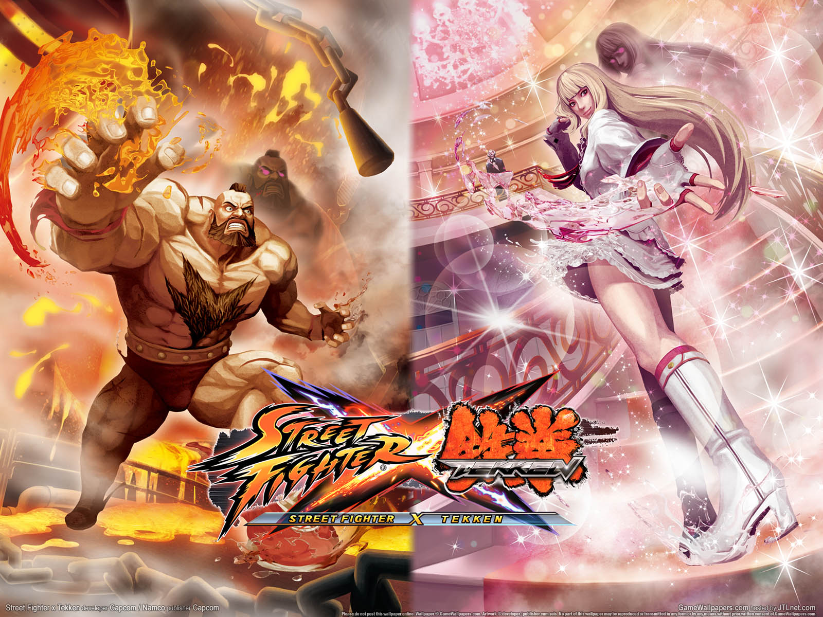 Street Fighter x Tekken wallpaper 02 1600x1200