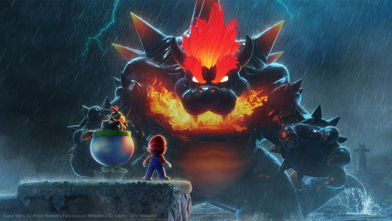 Super Mario 3D World: Bowser's Fury achtergrond 01 1360x768