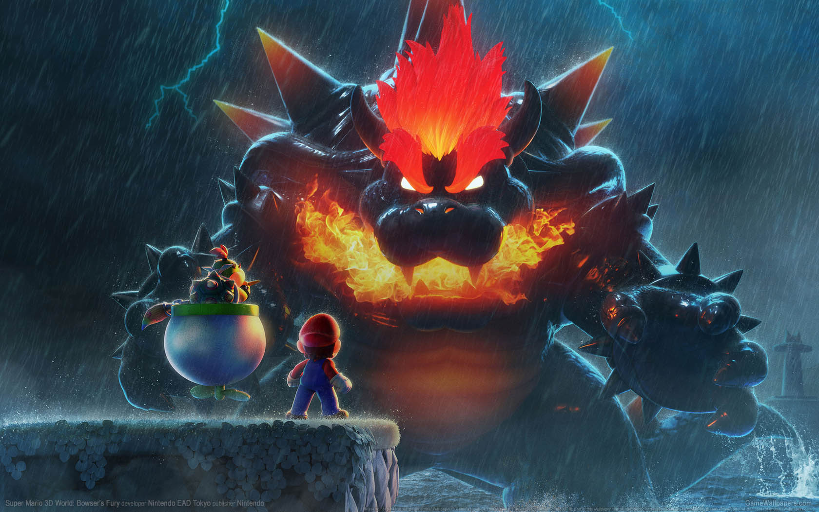 Super Mario 3D World: Bowser's Fury achtergrond 01 1680x1050