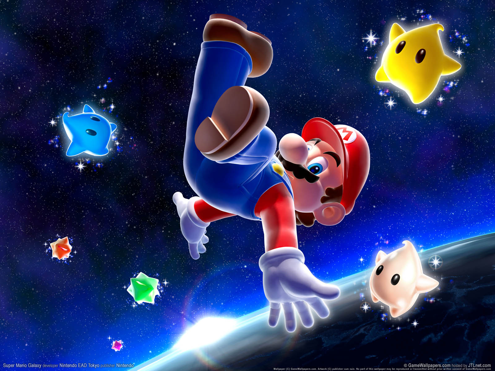 Super Mario Galaxy fondo de escritorio 01 1600x1200