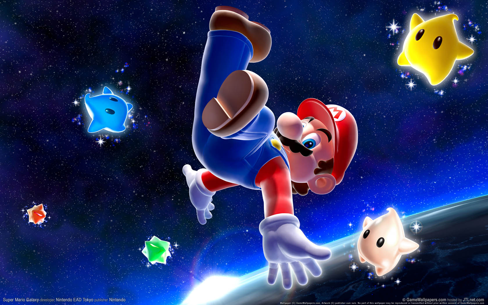 Super Mario Galaxy wallpaper 01 1680x1050