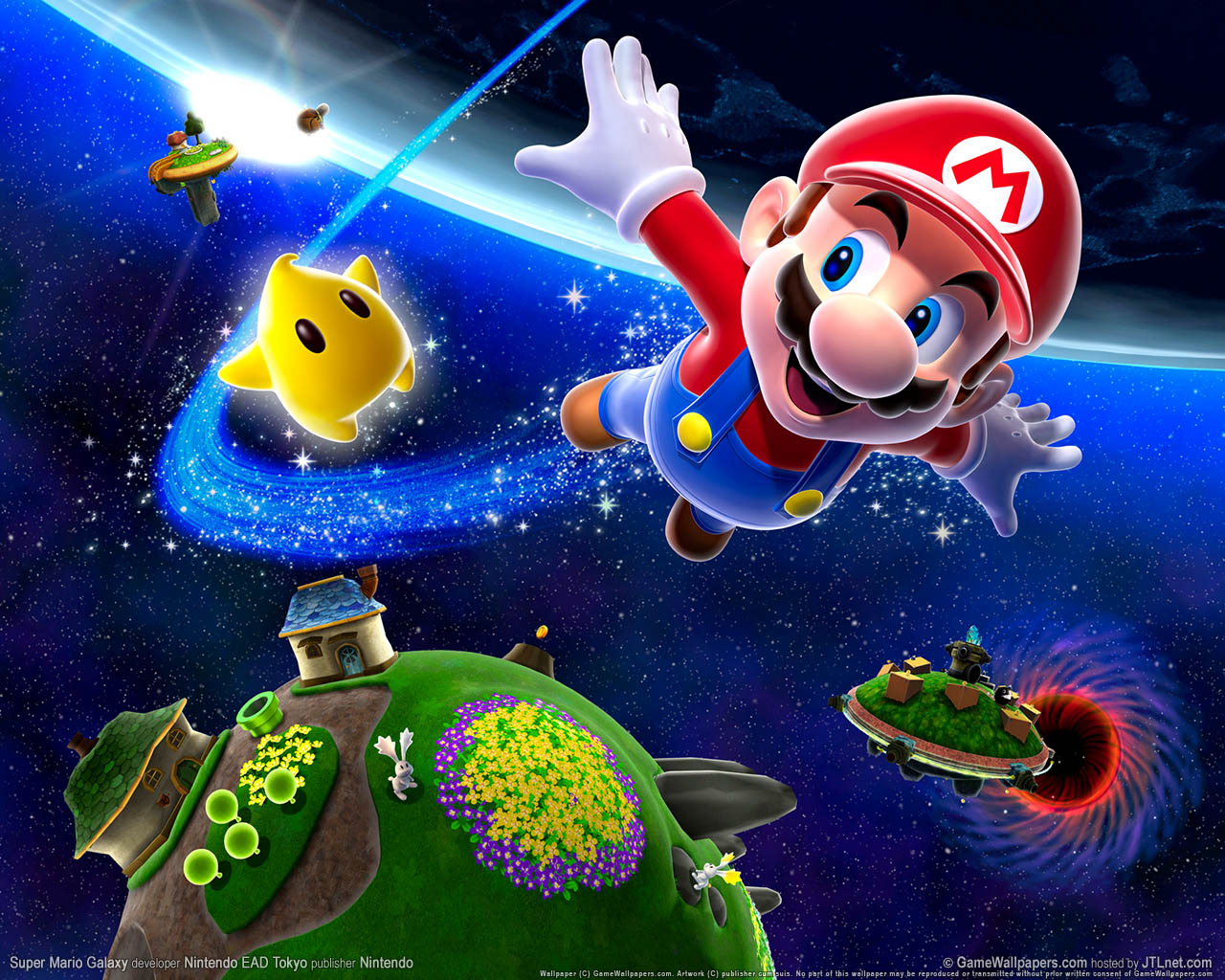 Super Mario Galaxy Hintergrundbild 02 1280x1024
