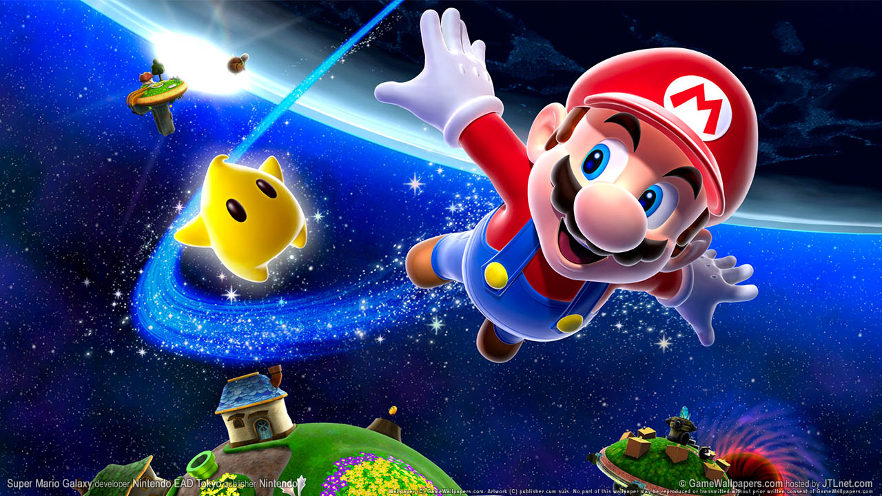Super Mario Galaxy Hintergrundbild 02 1280x720