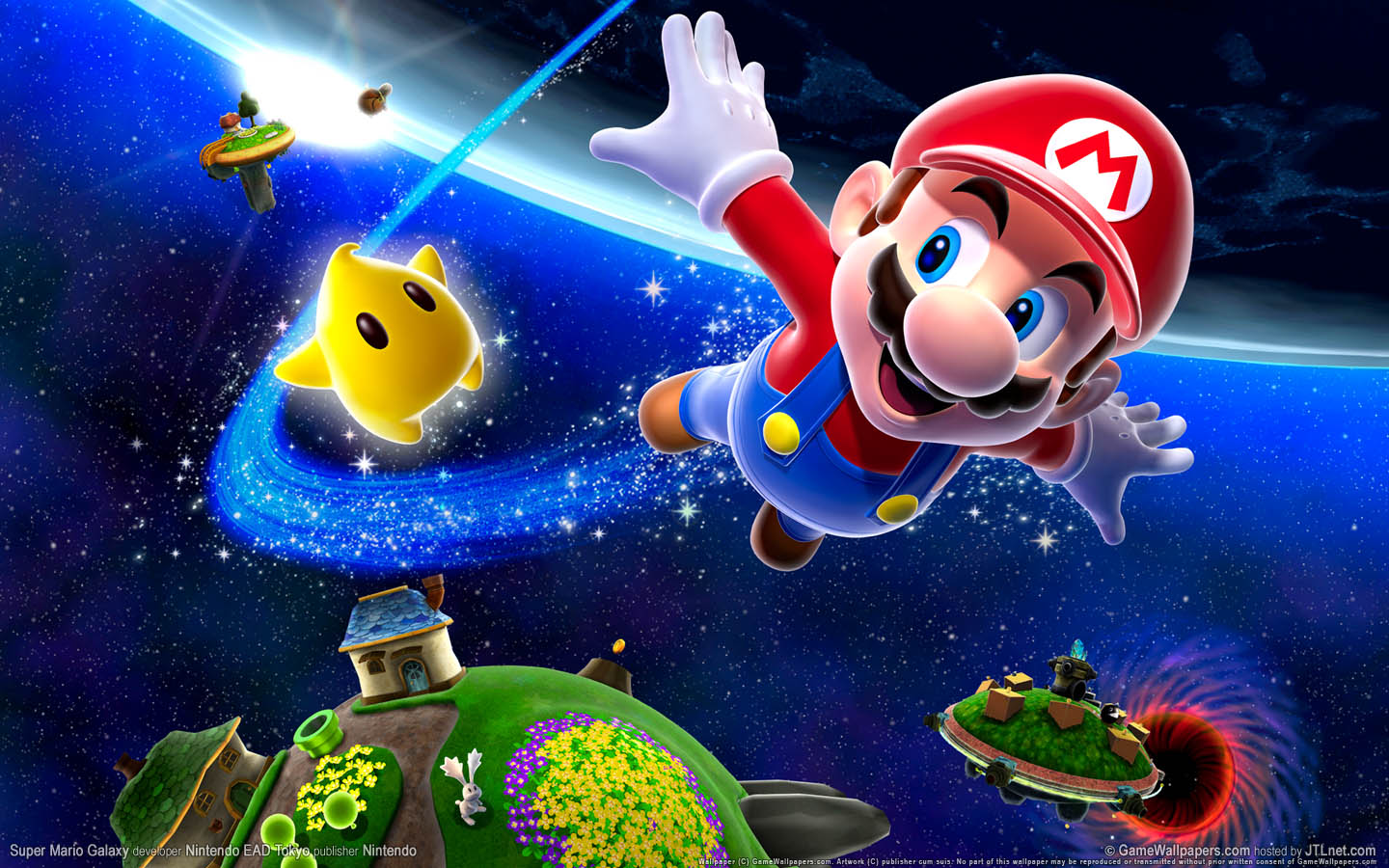 Super Mario Galaxy Hintergrundbild 02 1440x900