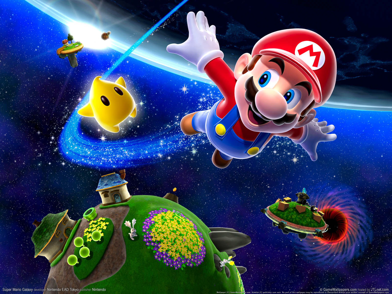 Super Mario Galaxy Hintergrundbild 02 1600x1200