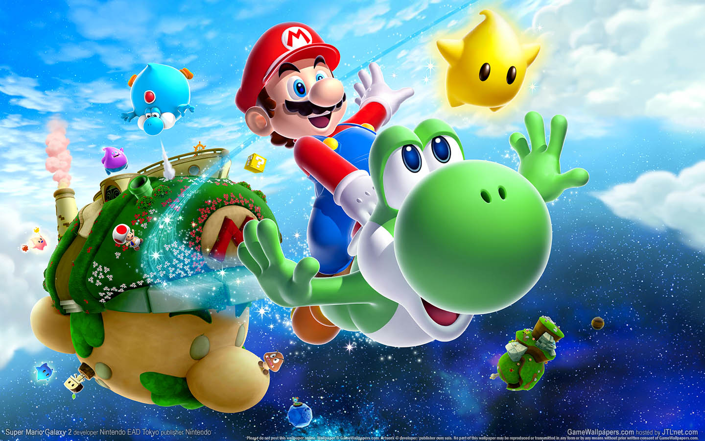 Super Mario Galaxy 2 fond d'cran 01 1440x900