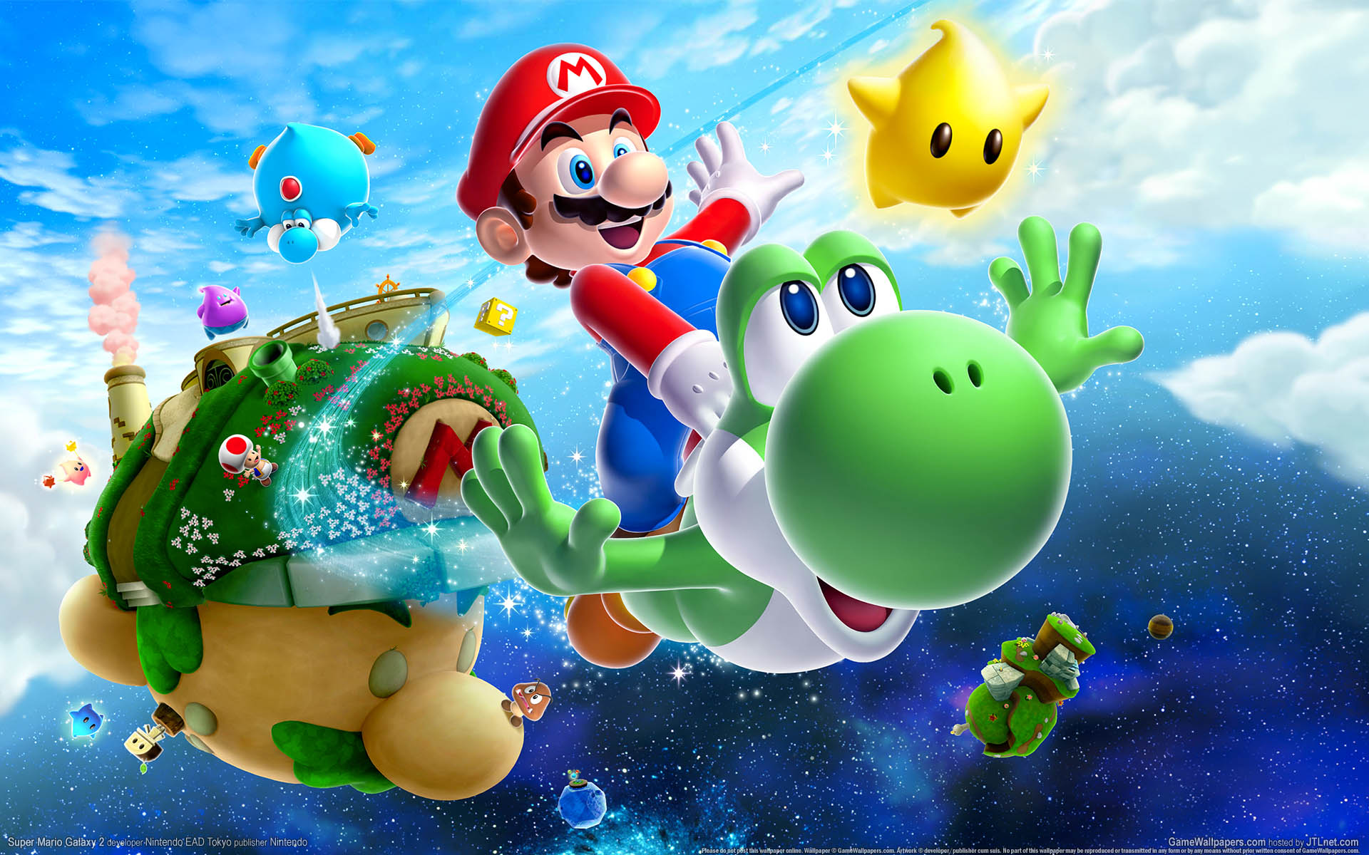 Super Mario Galaxy 2 wallpaper 01 1920x1200