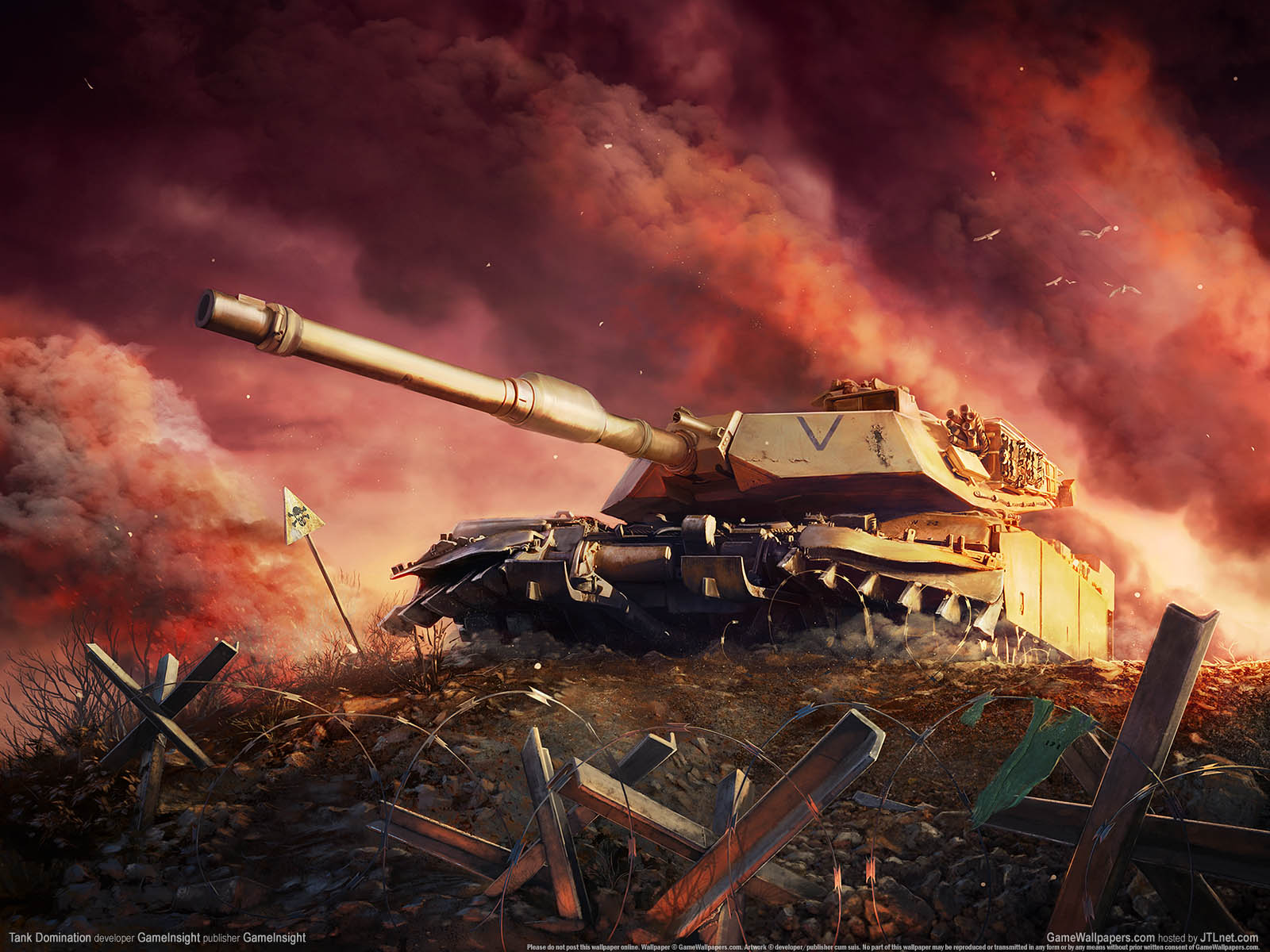 Tank Domination achtergrond 01 1600x1200