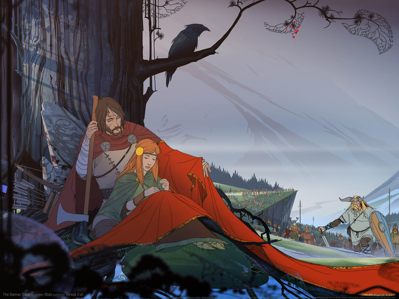 The Banner Saga wallpaper 01 1600x1200