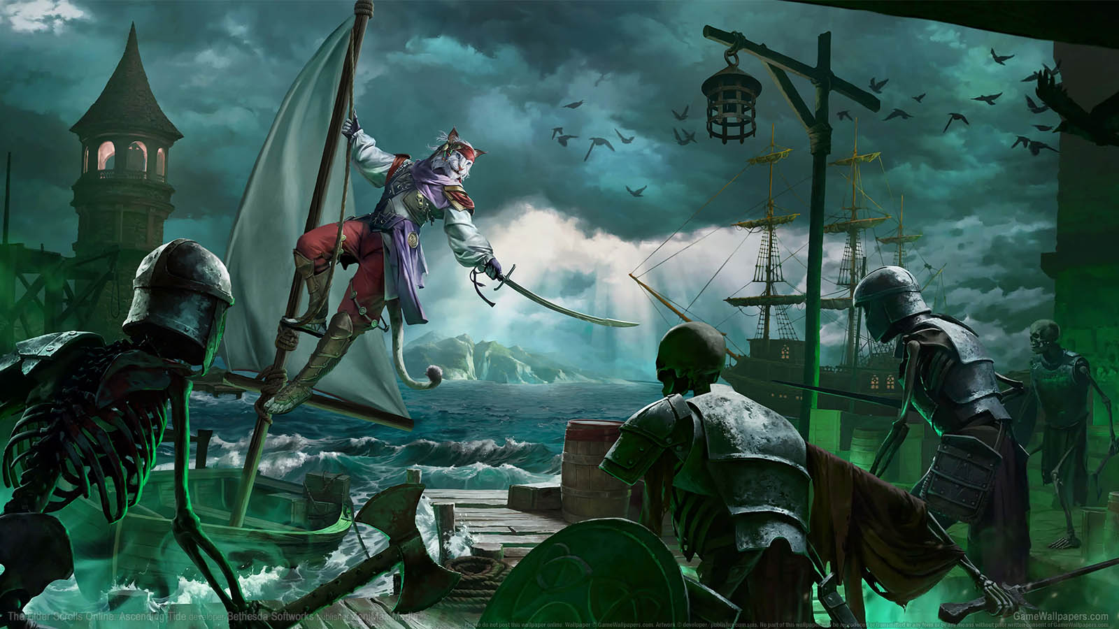 The Elder Scrolls Online: Ascending Tide wallpaper 01 1600x900