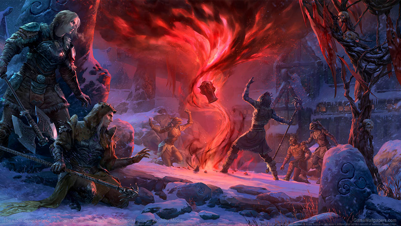 The Elder Scrolls Online: Harrowstorm wallpaper 01 1280x720