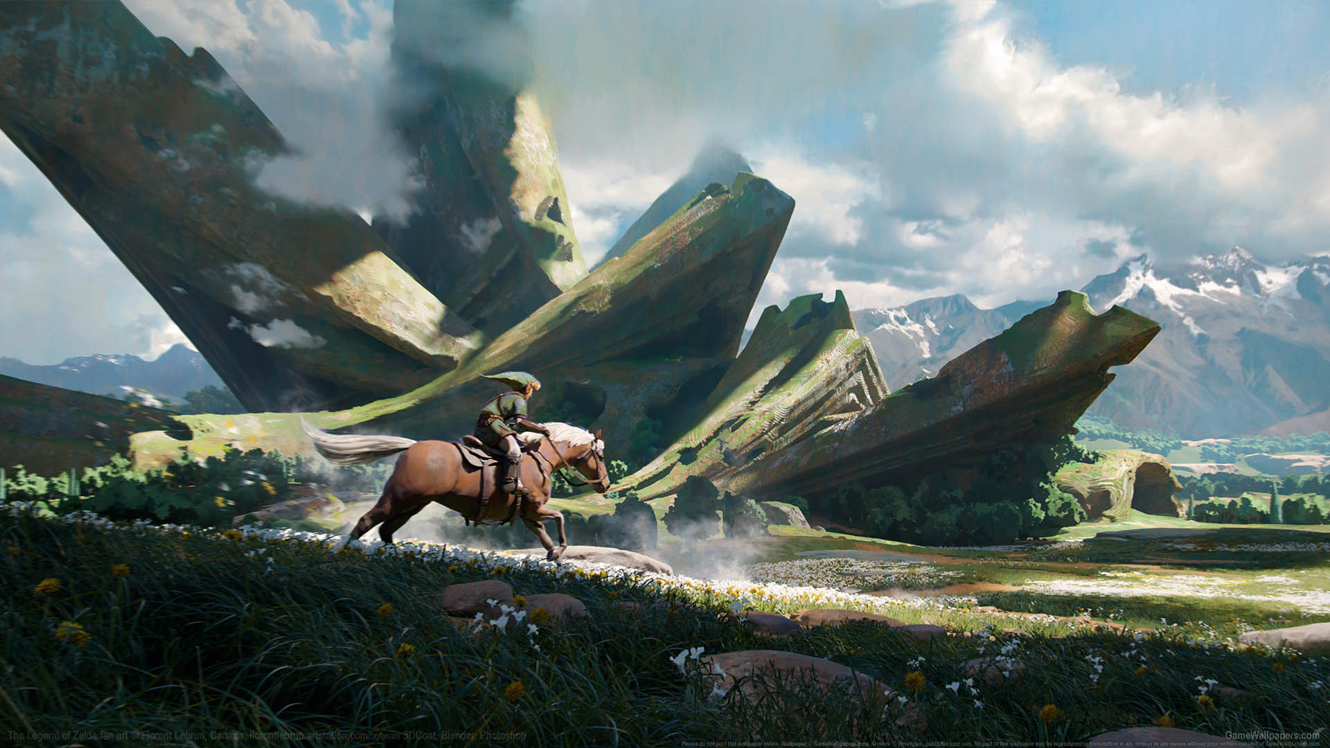 The Legend Of Zelda fan art achtergrond 01 1920x1080