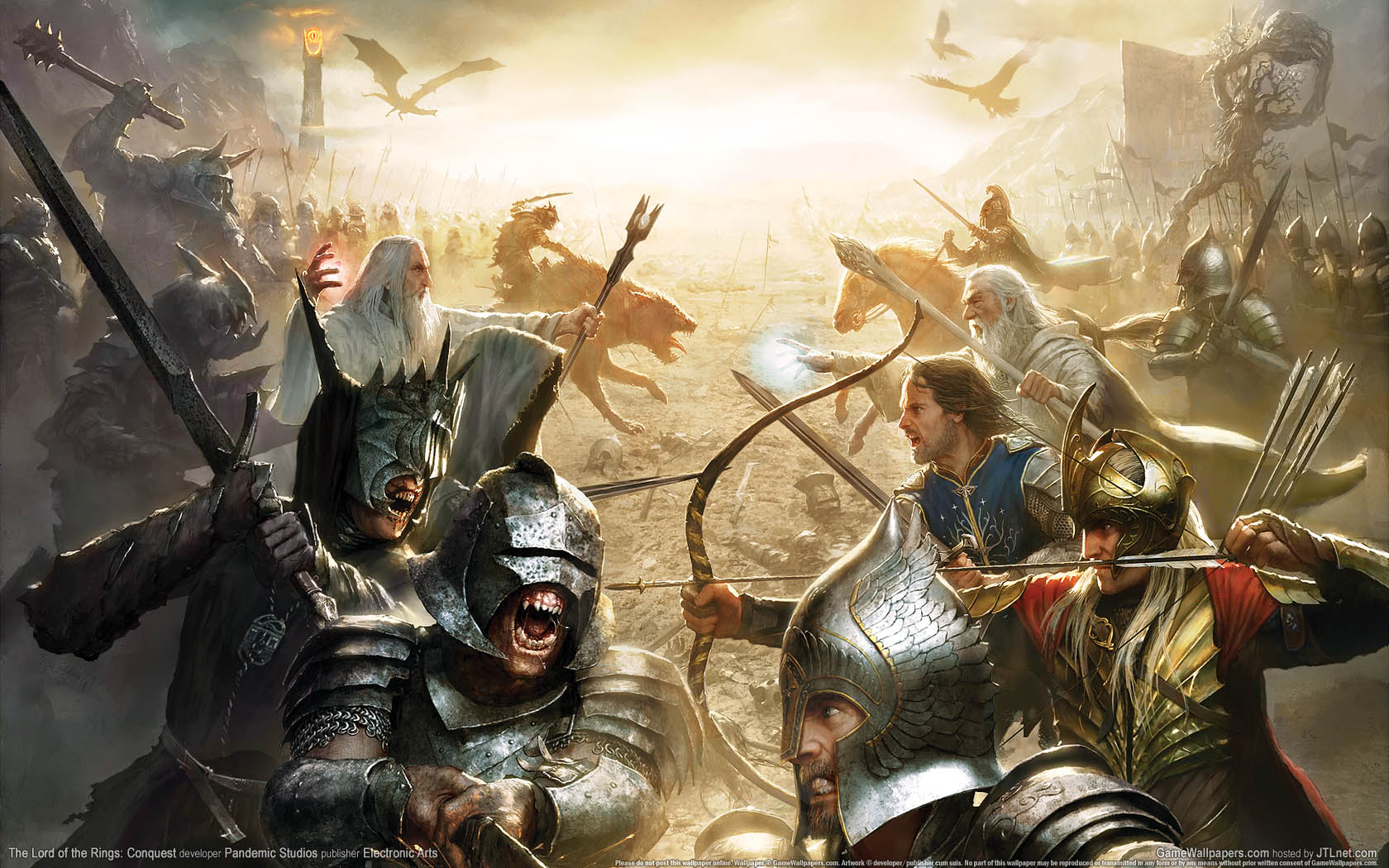 The Lord of the Rings: Conquest fond d'cran 01 1680x1050