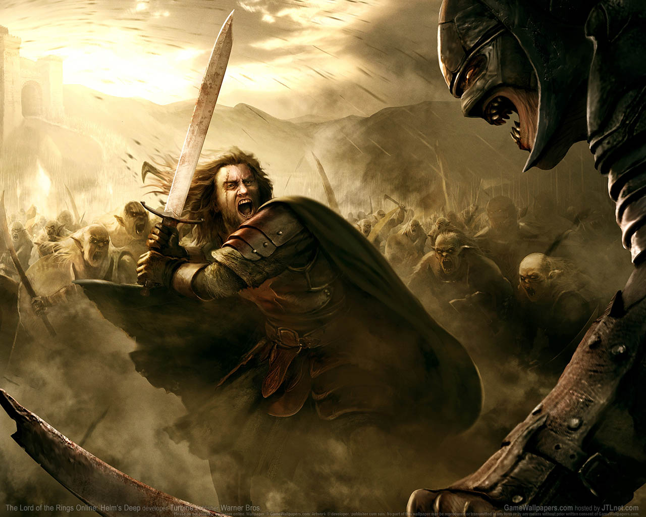 The Lord of the Rings Online: Helm's Deepνmmer=01 wallpaper  1280x1024