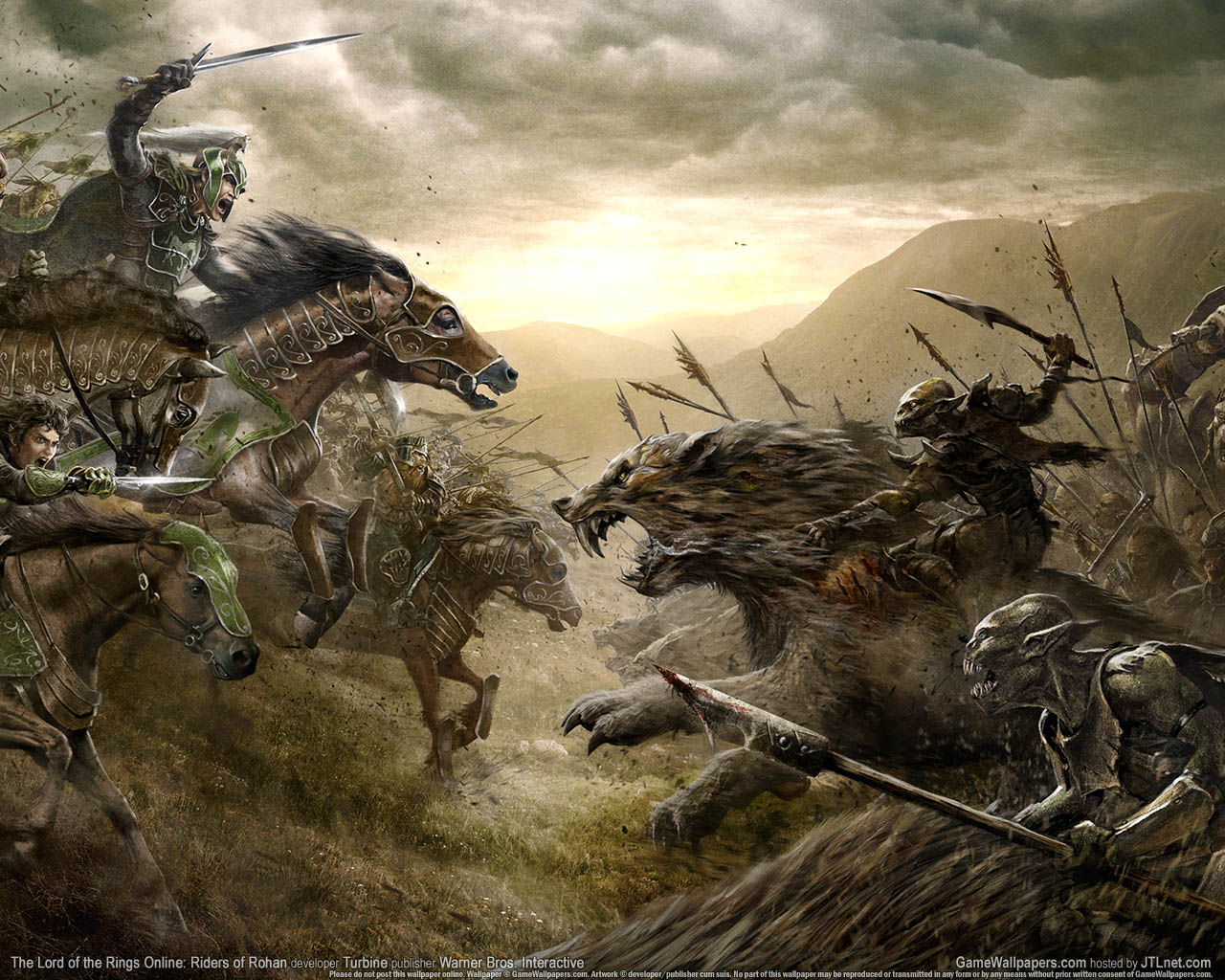 The Lord of the Rings Online: Riders of Rohan wallpaper 01 1280x1024