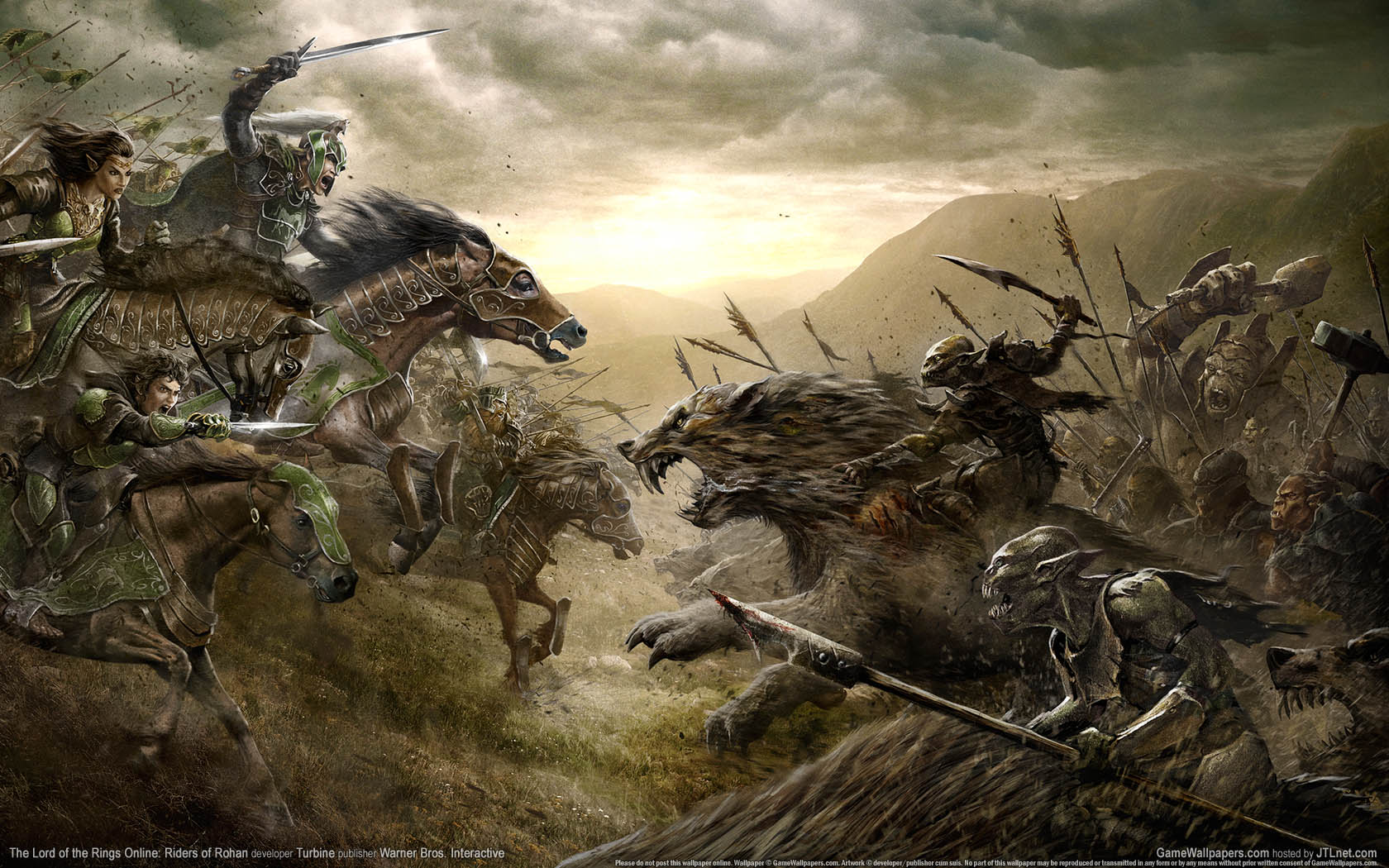 The Lord of the Rings Online: Riders of Rohan wallpaper 01 1680x1050