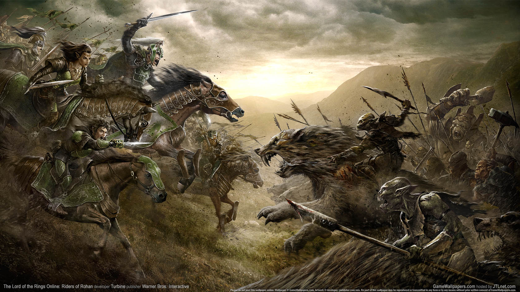 The Lord of the Rings Online: Riders of Rohan wallpaper 01 1680x945
