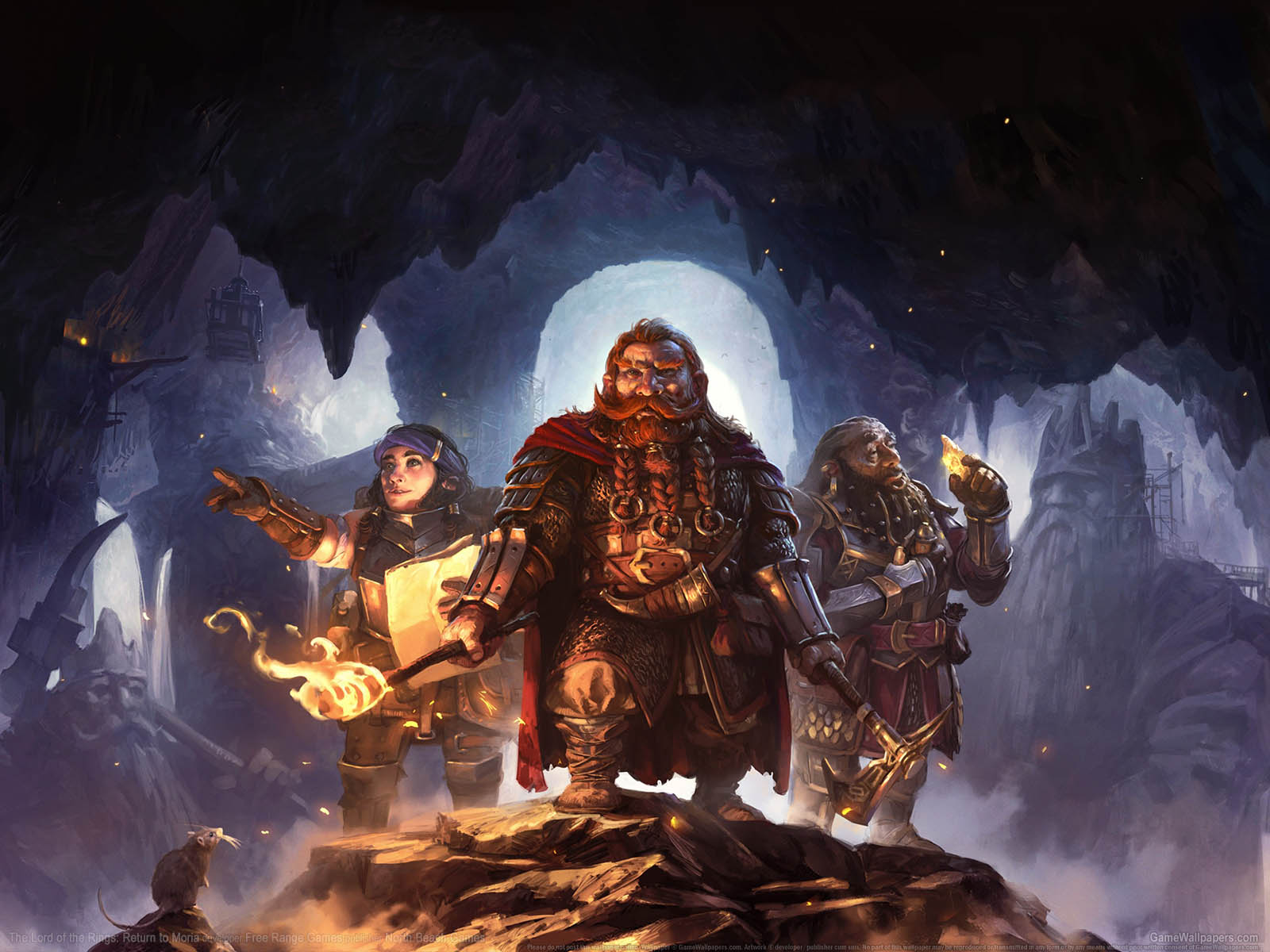 The Lord of the Rings: Return to Moria fond d'cran 02 1600x1200