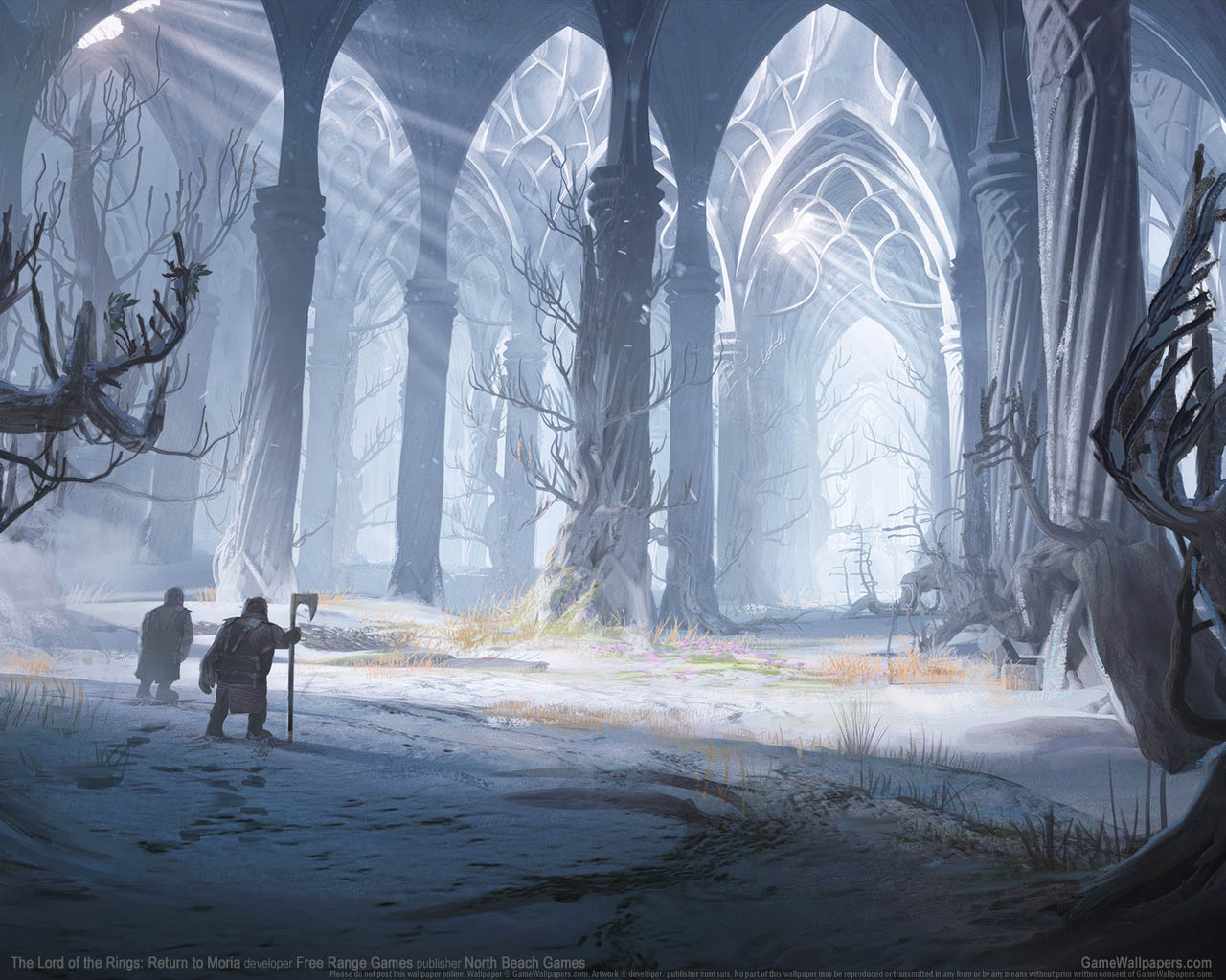 The Lord of the Rings%25253A Return to Moria wallpaper 06 1280x1024