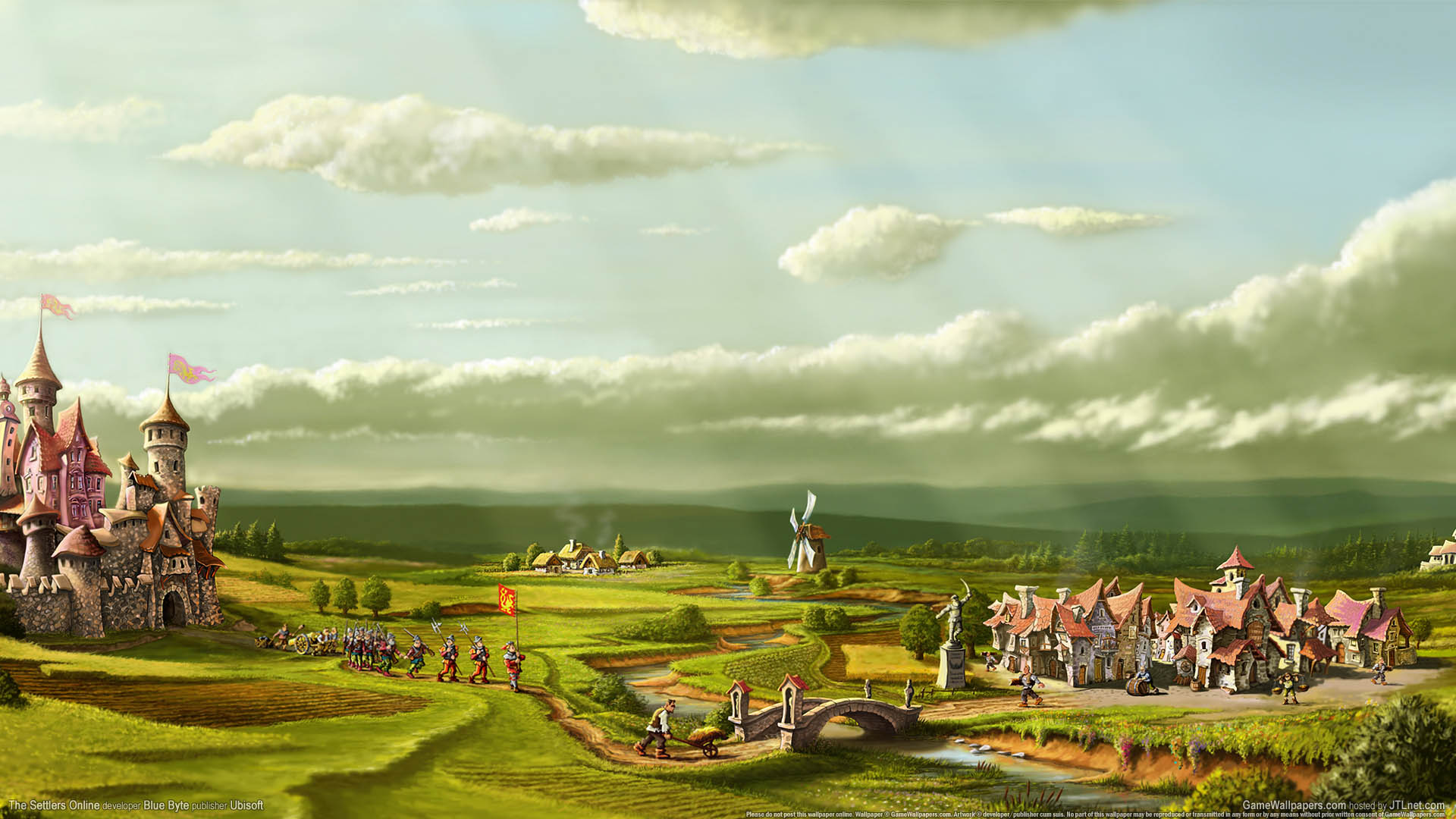 The Settlers Online fond d'cran 01 1920x1080