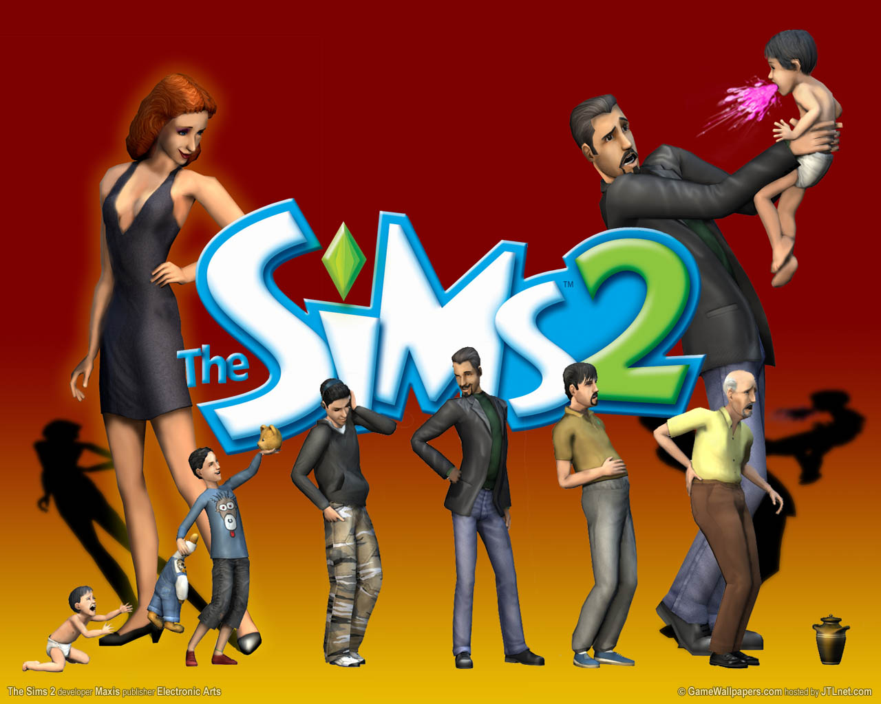 The Sims 2 Hintergrundbild 01 1280x1024