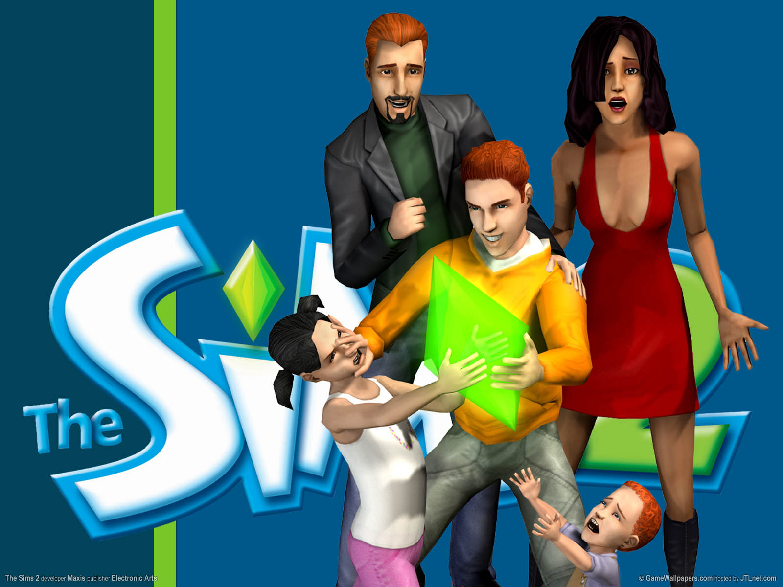 The Sims 2 fond d'cran 02 1600x1200