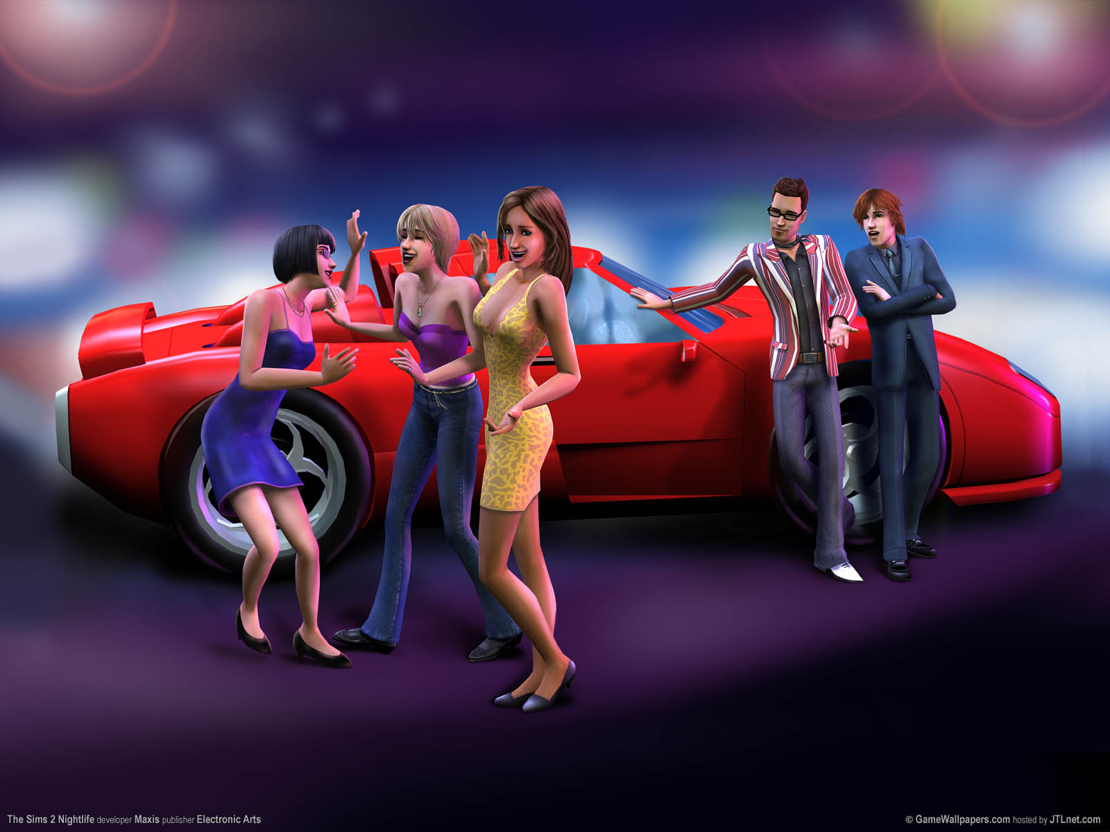The Sims 2 Nightlife wallpaper 04 1600x1200