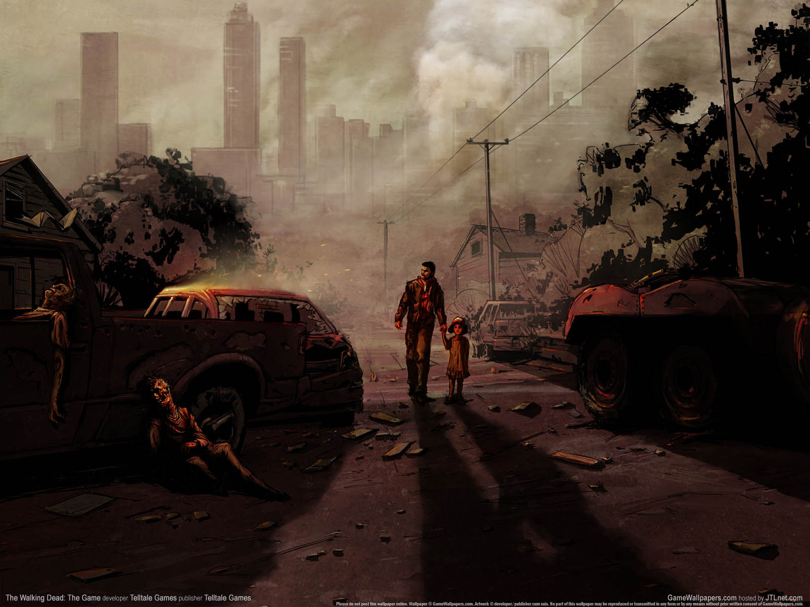 The Walking Dead%3A The Game wallpaper 01 1600x1200