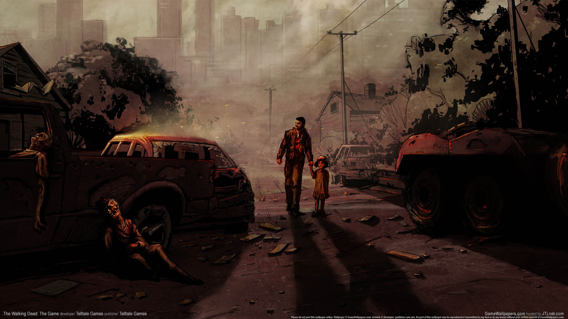 The Walking Dead: The Game achtergrond 01 1920x1080