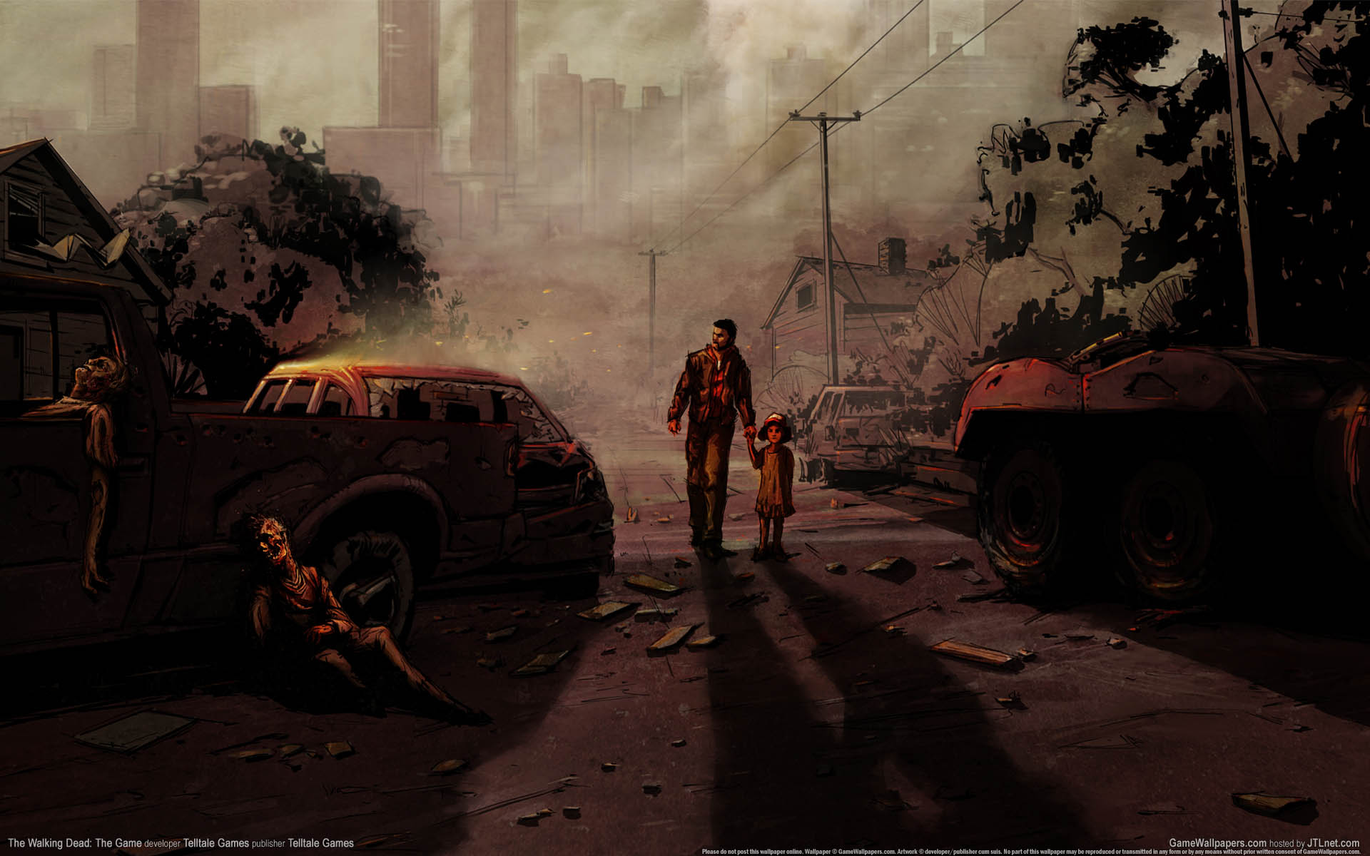 The Walking Dead: The Game achtergrond 01 1920x1200