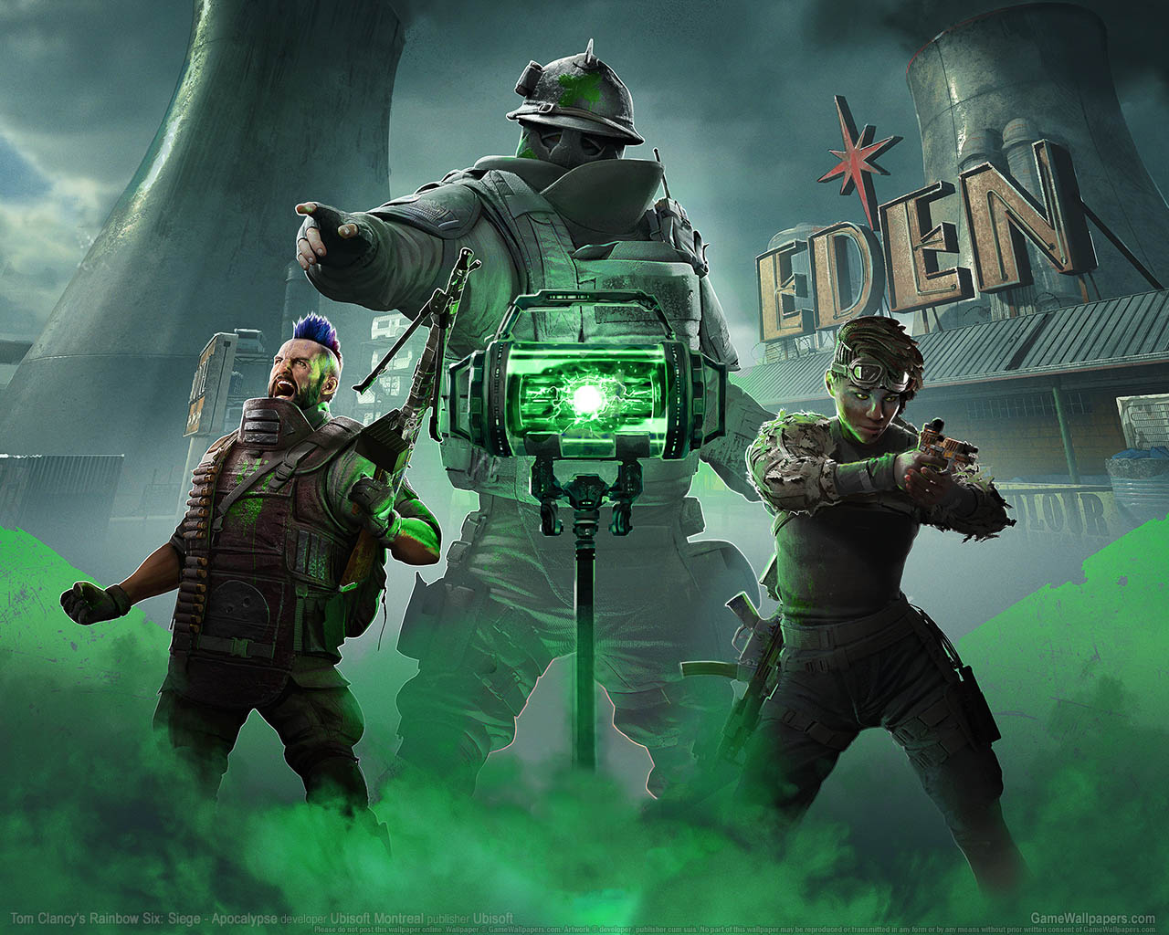 Tom Clancy's Rainbow Six: Siege - Apocalypse achtergrond 01 1280x1024